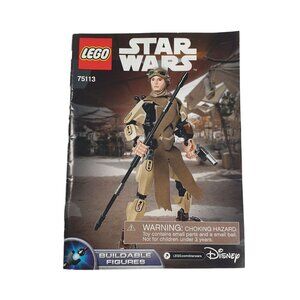 75113 REY 2016 Star Wars LEGO Building Manual Instruction Replacement